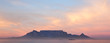 Table mountain at night