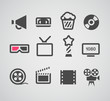 Cinema web silhouettes collection