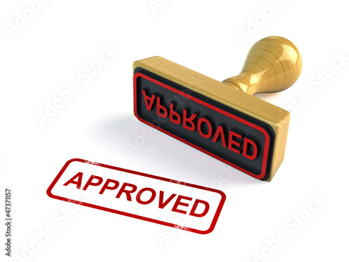Illustration: Approved stamp Approved stamp