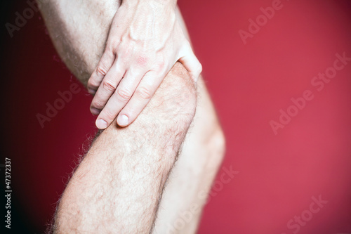 Photo: Knee pain and recovery massage Knee pain and recovery massage