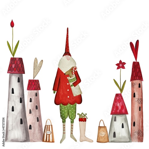 Illustration: Christmas card Christmas card