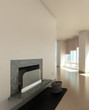 Apartment mit offenem Kamin