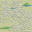 Crocodiles Maze Game