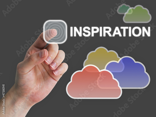 Photo: Inspiration button Inspiration button