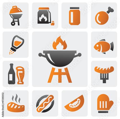 Vector: barbecue icons barbecue icons