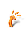 Human Figure Nugget in shock