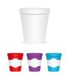Set of Tub Food Plastic Container For Dessert