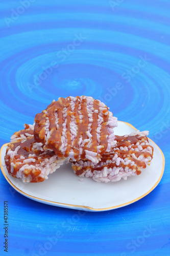 Photo: Rice and sugar confectionery Rice and sugar confectionery
