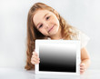 Kind mit dem Tablet Pc