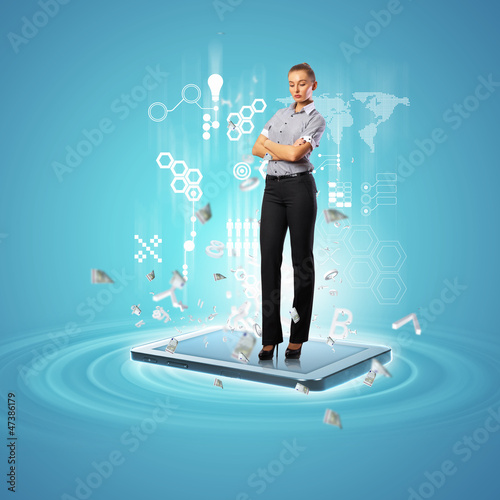 Photo: Modern technology illustration Modern technology illustration