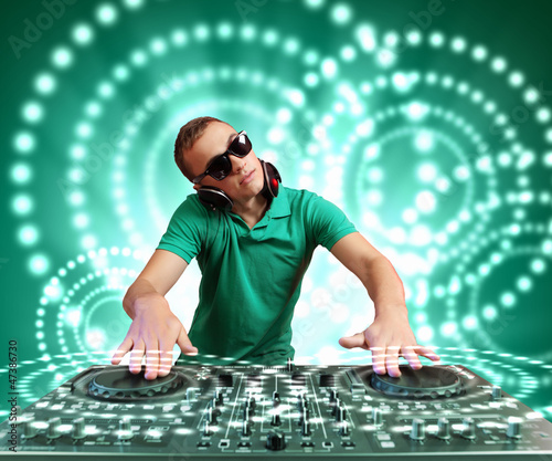 Photo: dj and mixer dj and mixer