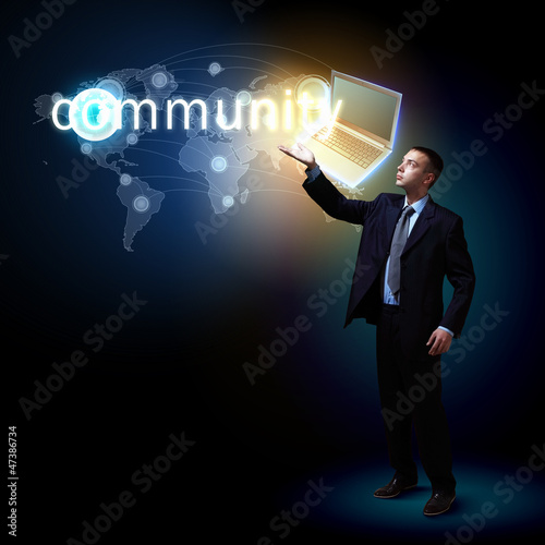 Photo: Modern technology in business Modern technology in business