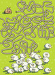 Sheep and Dog Maze Game