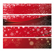Vector: Bannière de Noël Bannière de Noël