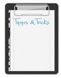 Klemmbrett Tipps und Tricks