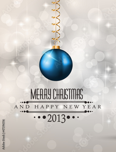Vector: Elegant Classic Christmas Background Elegant Classic Christmas Background