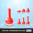 Vector Thermometer Icons