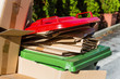 Altpapier aus Kartons