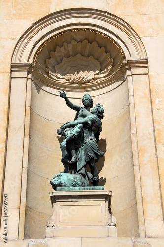 Photo: Allegorie am Stockholmer Schloss Allegorie am Stockholmer Schloss