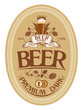 Vettoriale: Dark beer label design Dark beer label design