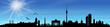 Skyline Berlin Sonne Himmel