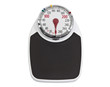 Photo: Old Weight Scale Isolated with Clipping Path Old Weight Scale Isolated with Clipping Path