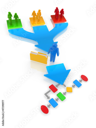 Illustration: business consulting concept business consulting concept