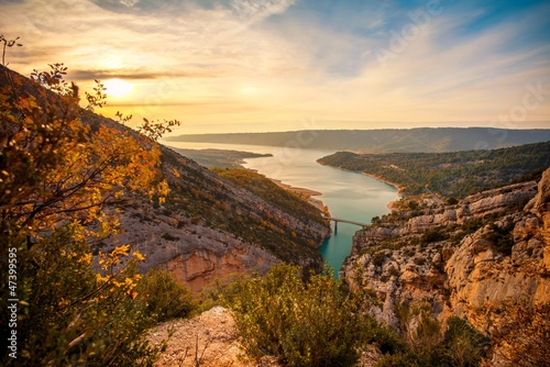 Photo: Beautiful view of Gorges du Verdon, France Beautiful view of Gorges du Verdon, France