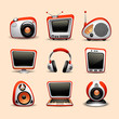 multimedia icons