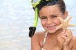Photo: Girl with Starfish Girl with Starfish