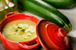 Cream of zucchini in a casserole