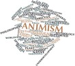 Word cloud for Animism