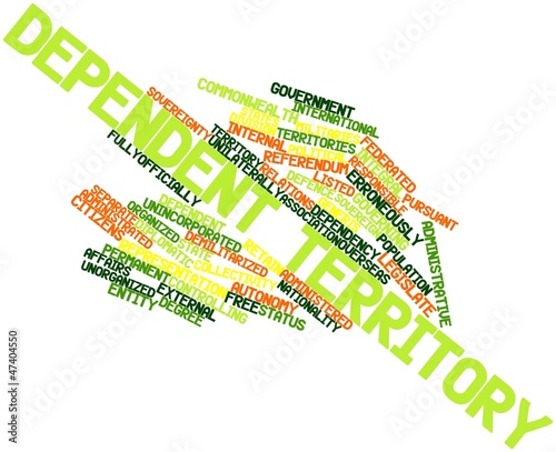 Illustration: Word cloud for Dependent territory Word cloud for Dependent territory