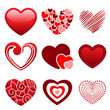 Vector: Heart icons Heart icons