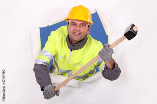 Photo: Hi!!! I'm the guy with a hammer Hi!!! I'm the guy with a hammer