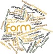 Word cloud for Form