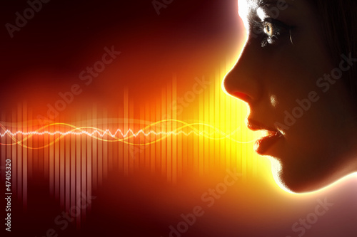 Photo: Sound wave illustration Sound wave illustration