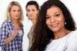 Envious women mocking