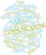 Word cloud for Marketing communications
