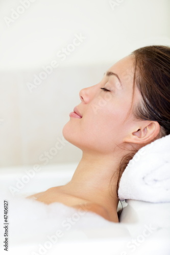 Photo: Spa woman relaxing Spa woman relaxing