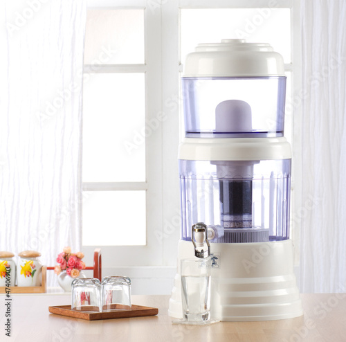 Photo: Water filter for cleaning drinking water Water filter for cleaning drinking water