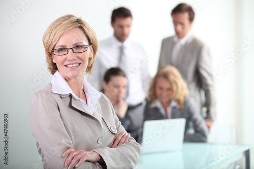 Photo: portrait of a businessteam portrait of a businessteam
