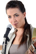female, singer