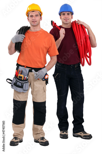 Photo: Two masons Two masons