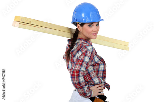 Photo: It's not only a man job It's not only a man job