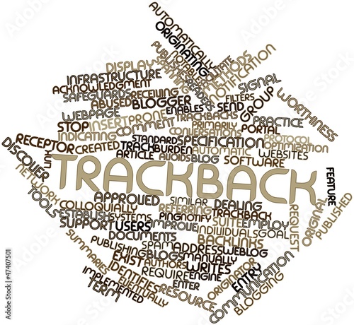 Illustration: Word cloud for Trackback Word cloud for Trackback
