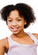Close-up of girl smiling