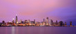 Chicago in the glow of sunset