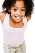 Smiling girl posing