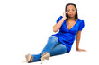 Woman Talking On Mobile Phone
